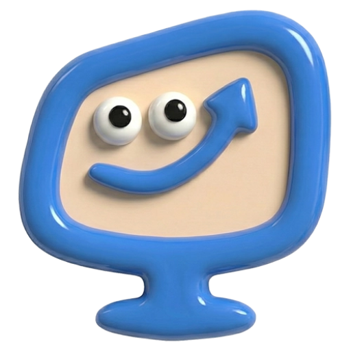 Web屋ここからのキャラクターここ丸くん